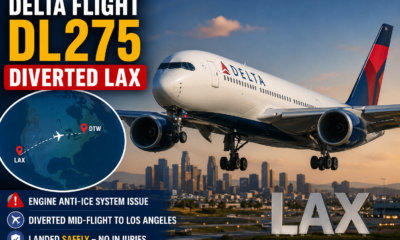 delta flight dl275 diverted lax
