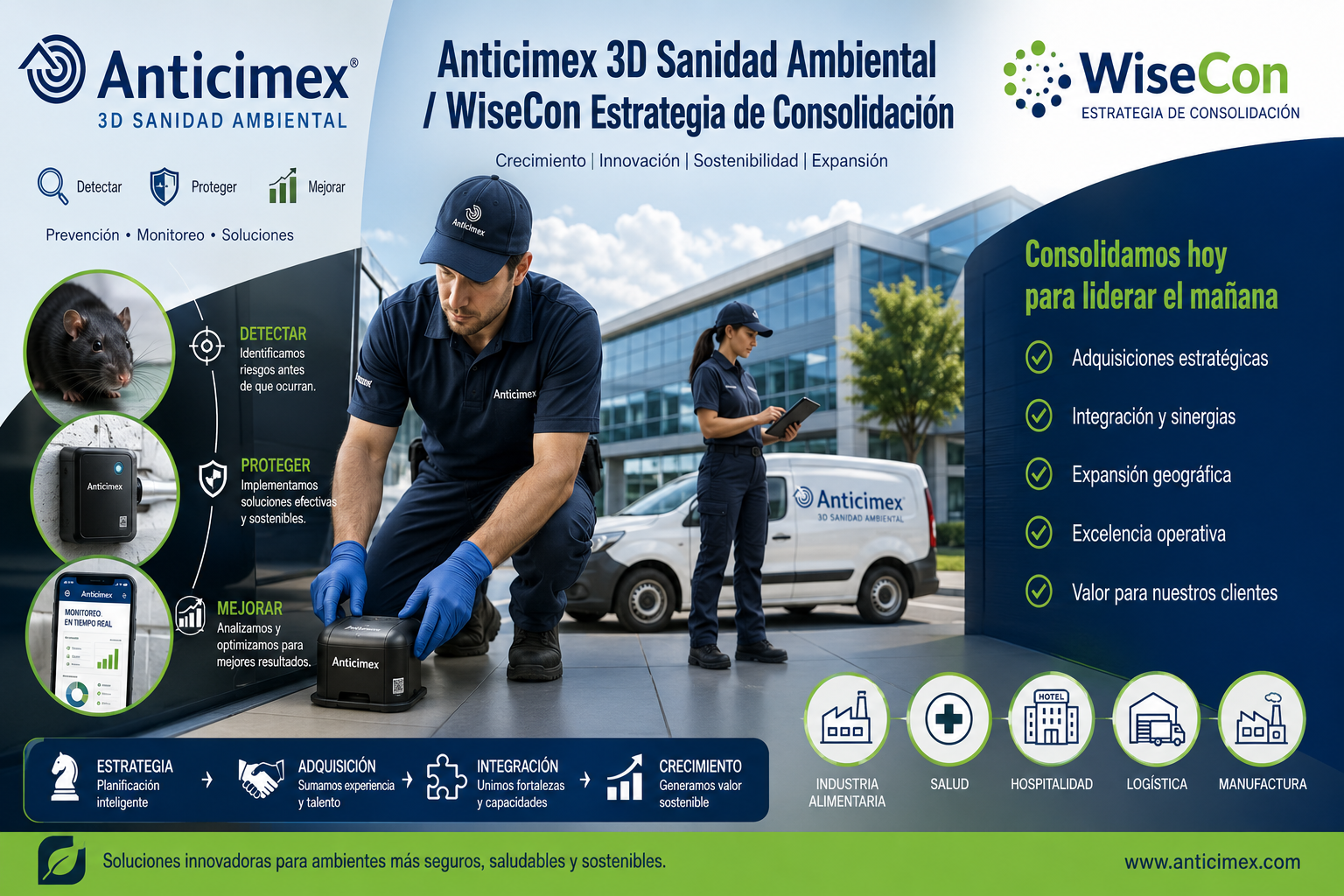 anticimex 3d sanidad ambiental / wisecon estrategia de consolidación
