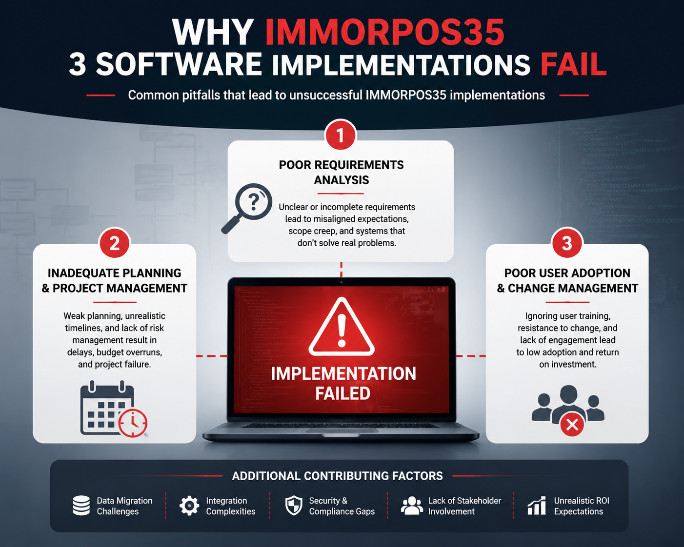 why immorpos35 3 software implementations fail