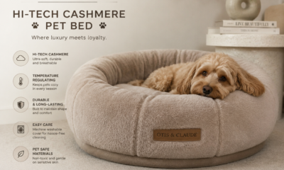 otis & claude hi-tech cashmere pet bed​