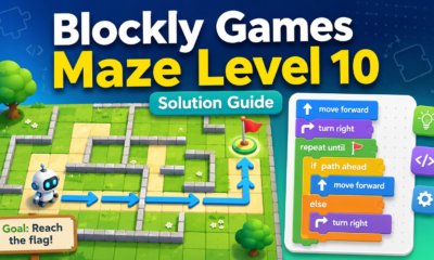 blockly games maze level 10