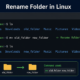 rename folder linux