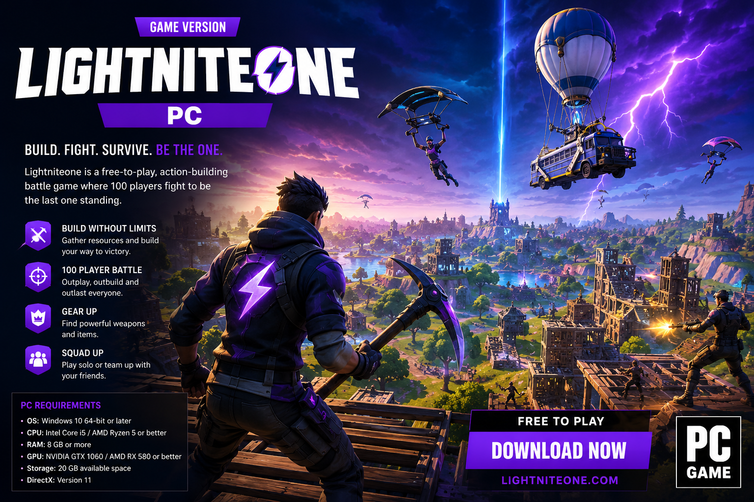 game version lightniteone pc