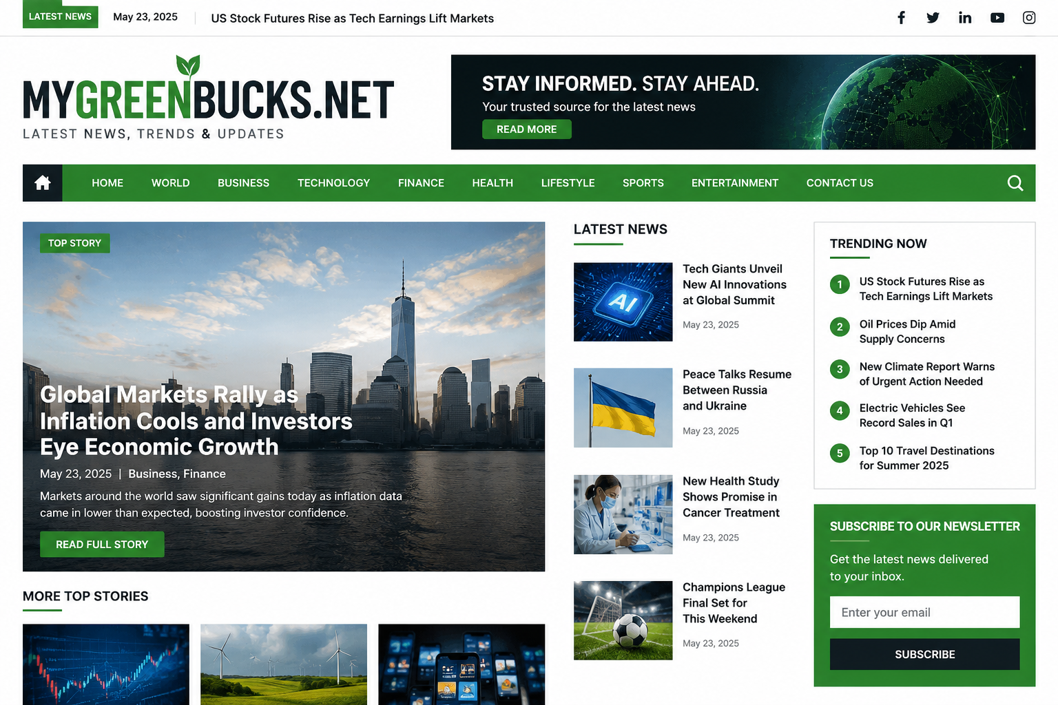 latest news mygreenbucks.net