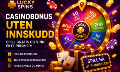 uckyspins casinobonus uten innskudd