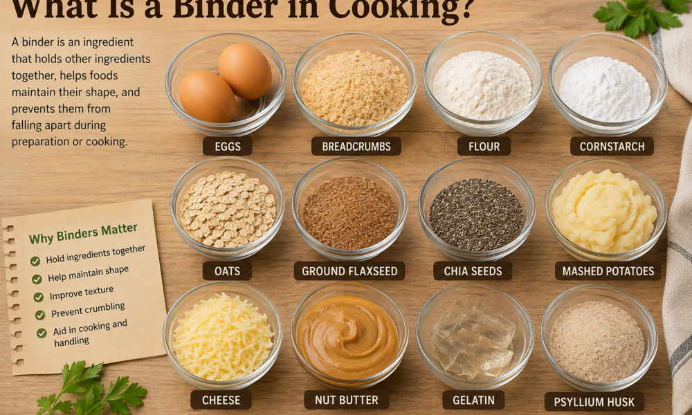 what is a binder in cooking
