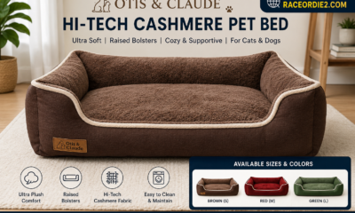 otis & claude hi-tech cashmere pet bed