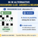 M-W Alternative Crossword Clue: Answer & Meaning