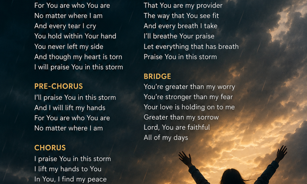 praise u in this storm lyrics