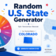 random U.S. state generator