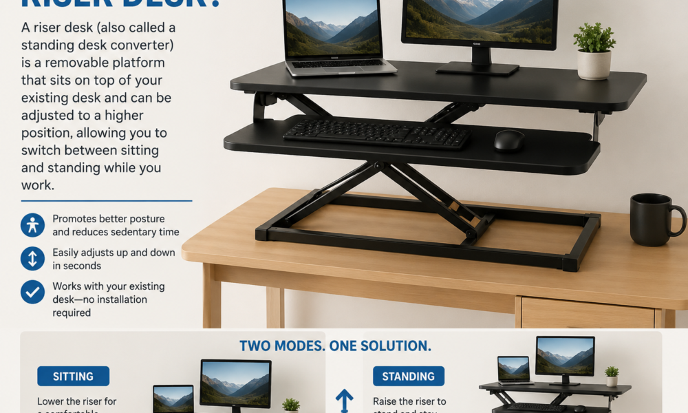 what is a riser desk