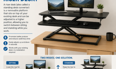 what is a riser desk