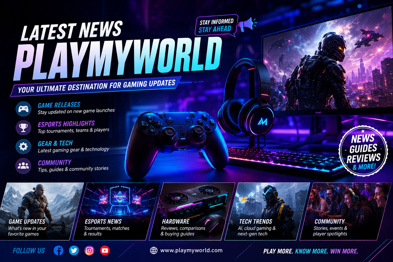 latest news playmyworld