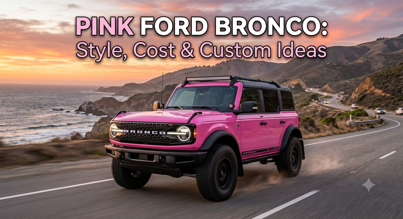 pink ford bronco