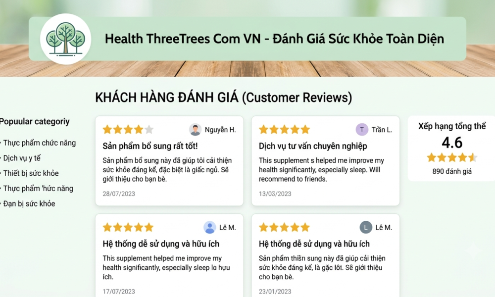 Health Threetrees Com VN Review