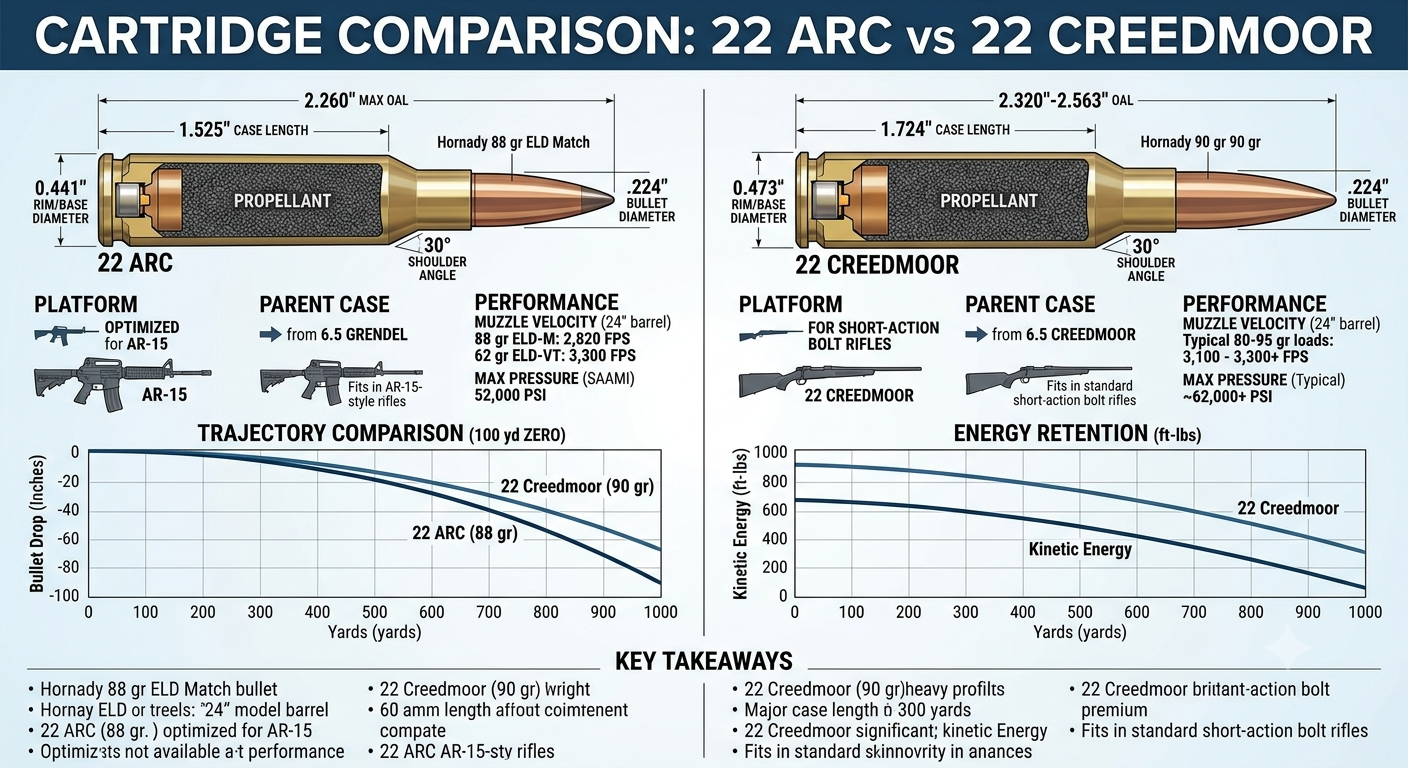 22 arc vs 22 creedmoor