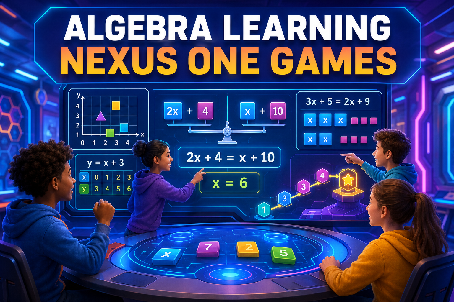algebra learning nexus one games