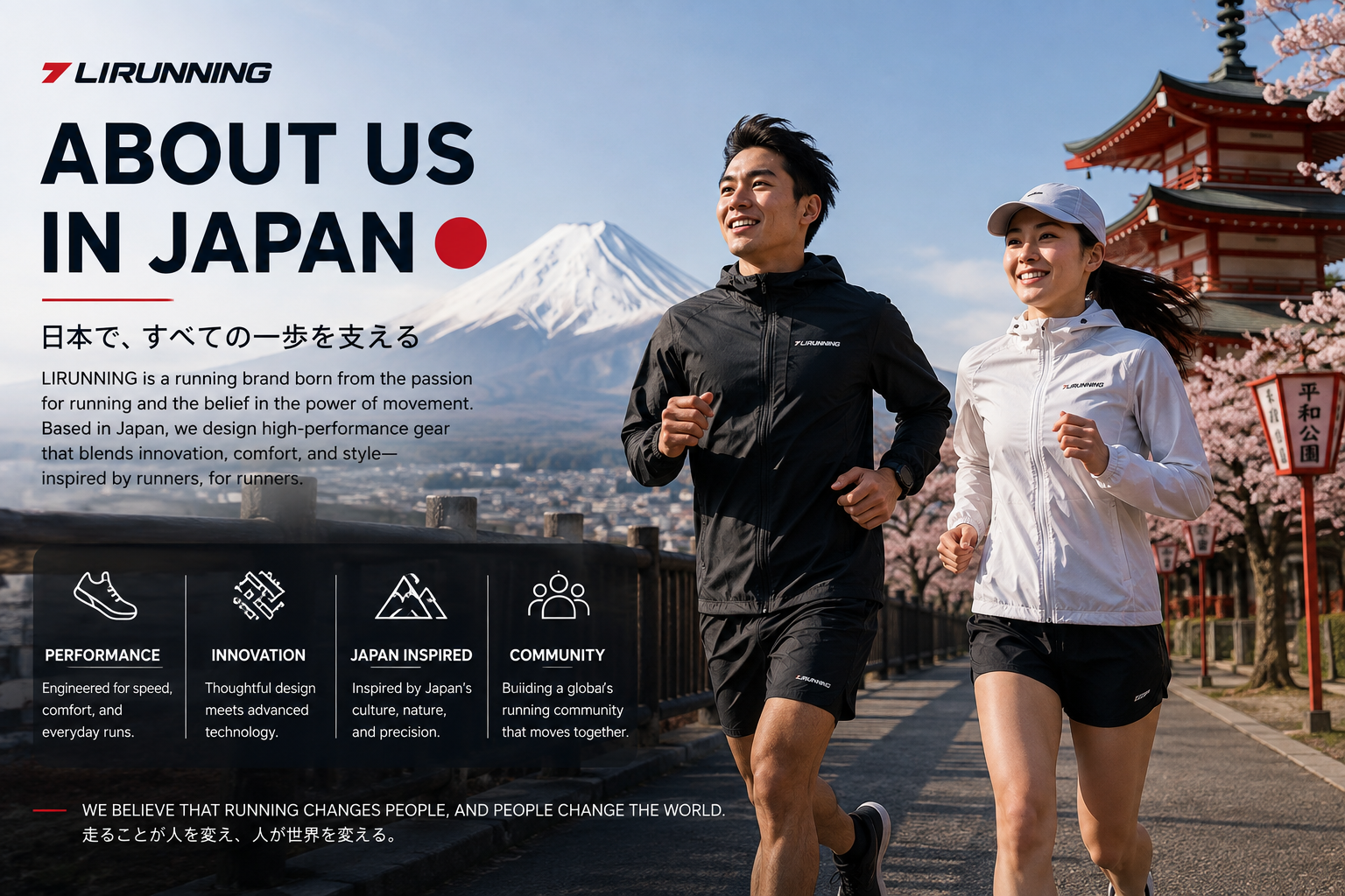 lirunning com ubout us in japan