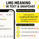 lmg meaning in text snapchat