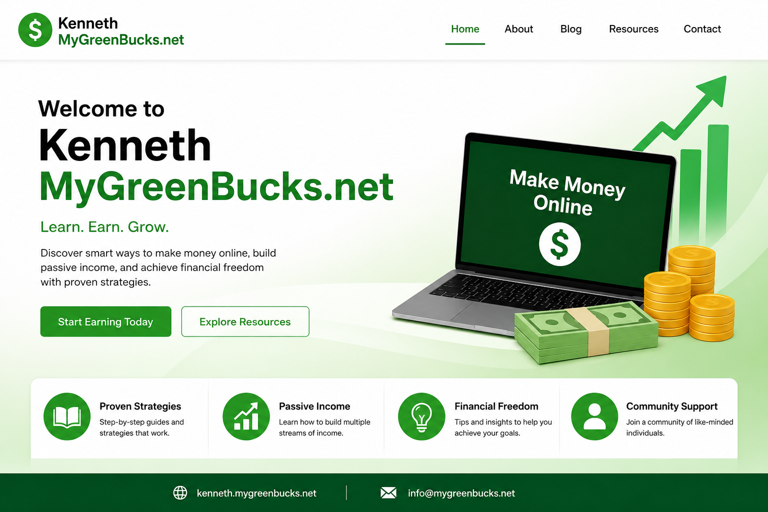 kenneth mygreenbucks net