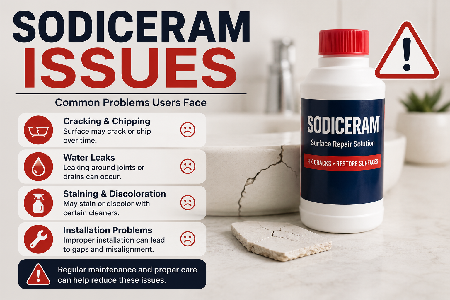 sodiceram issues