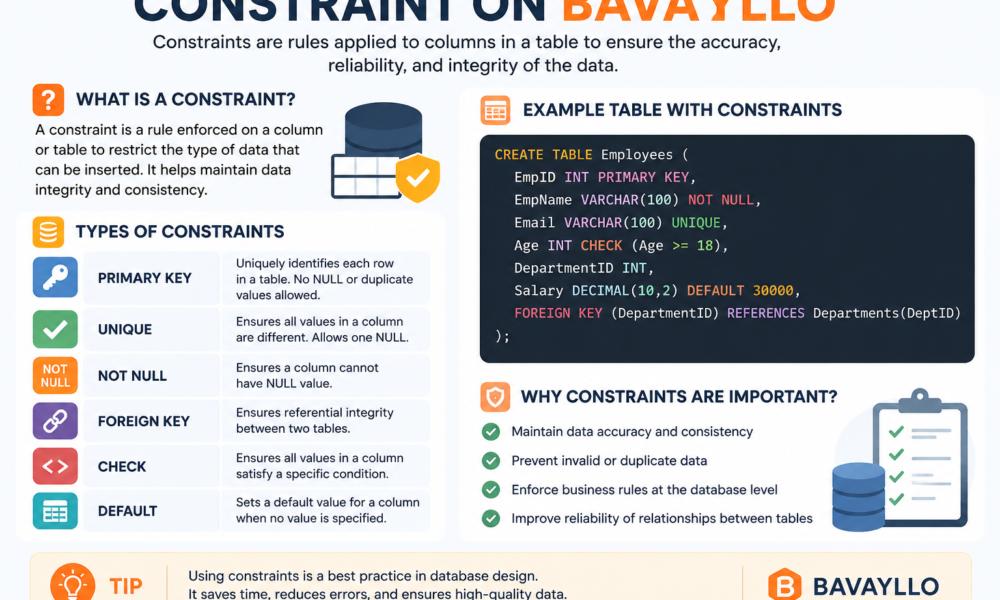 constraint on bavayllo