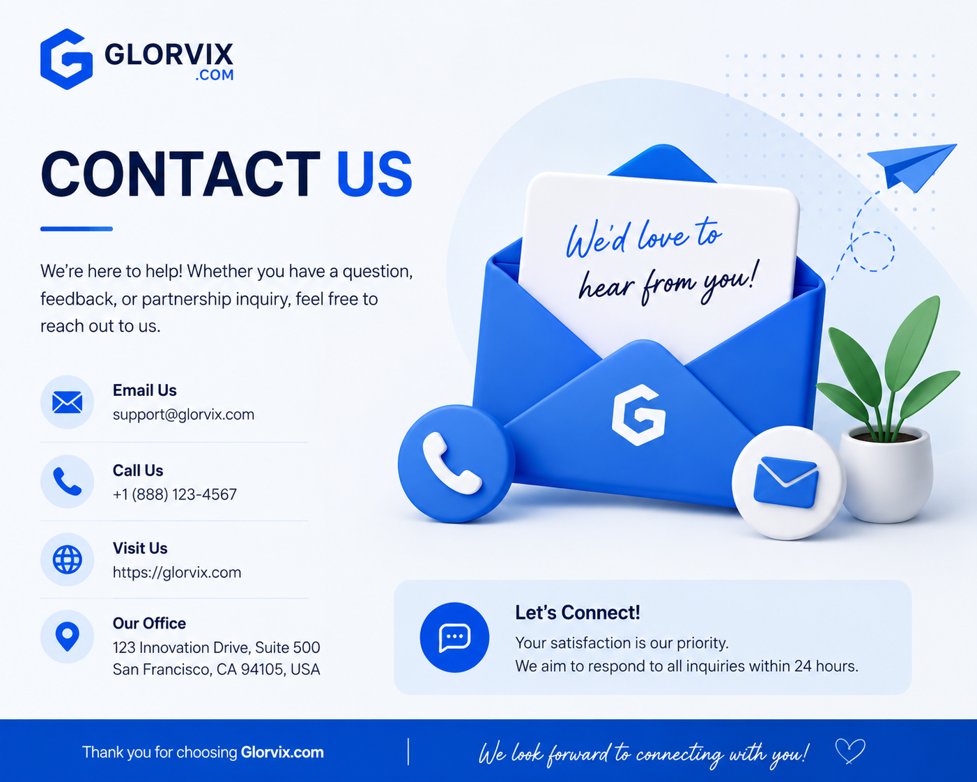 glorvix com contact us