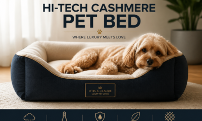 otis & claude hi-tech cashmere pet bed