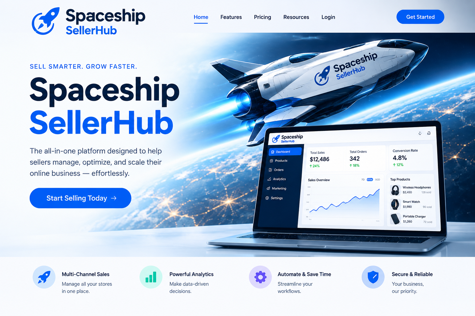 spaceship sellerhub