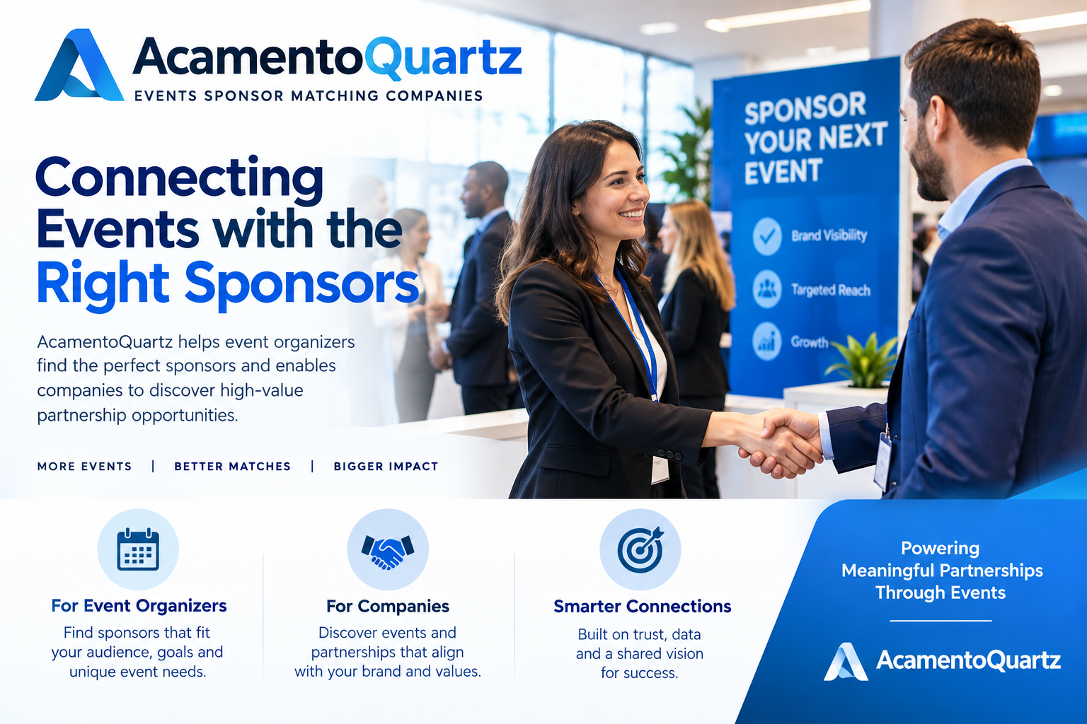 AcamentoQuartz Events Sponsor Matching Companies