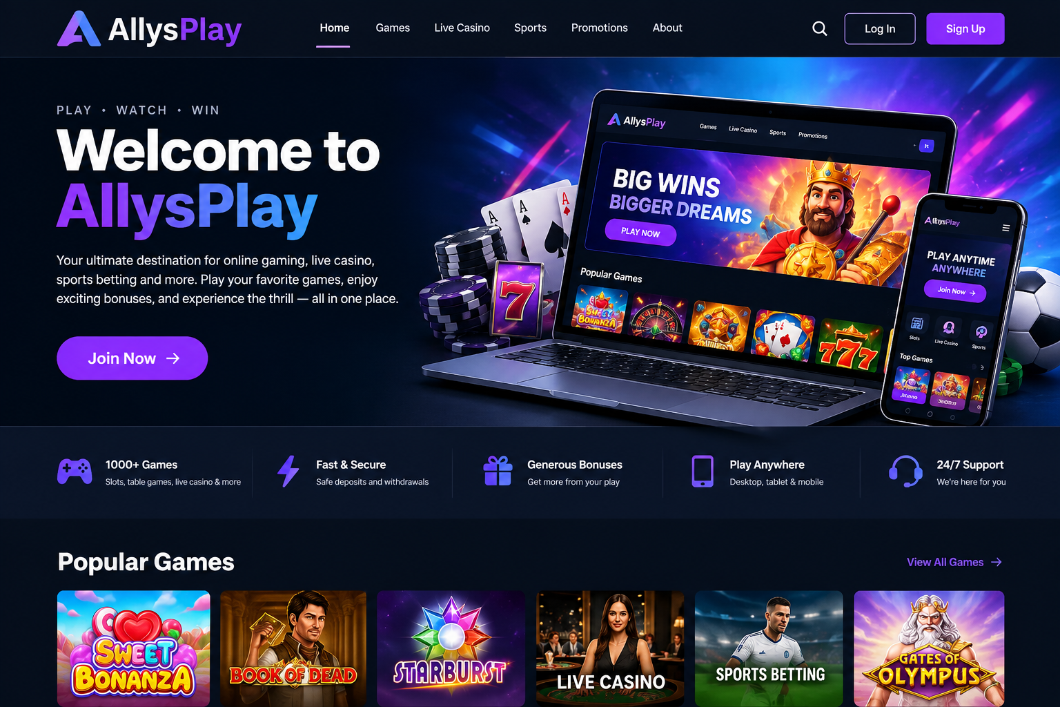 allysplay.com website