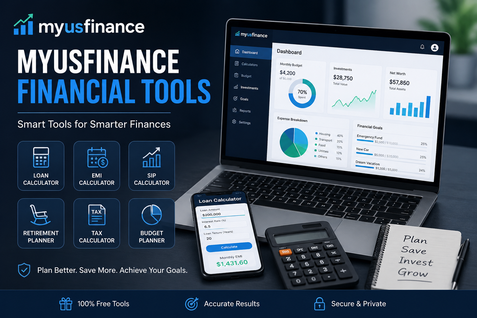 myusfinance financial tools