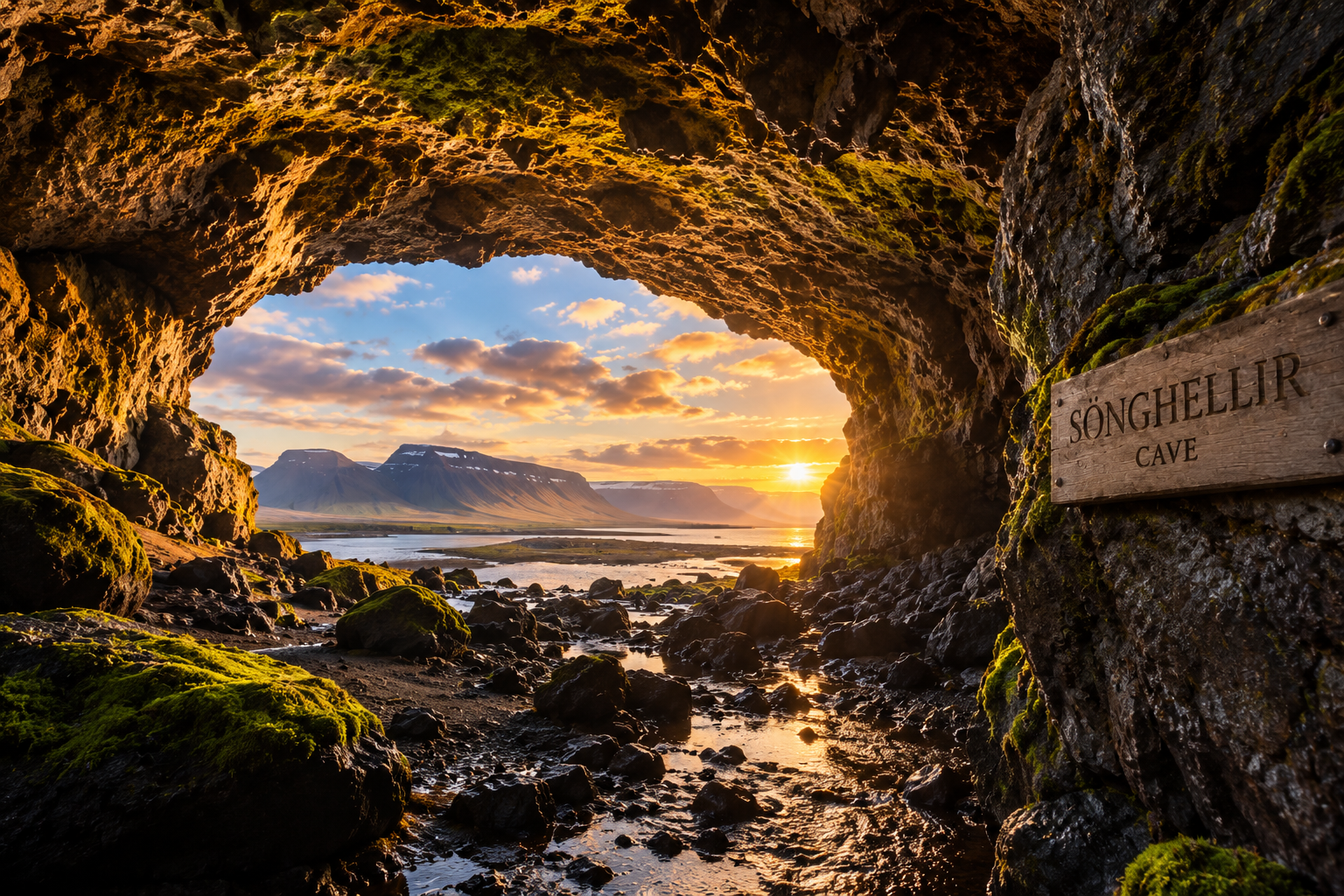 sönghellir cave