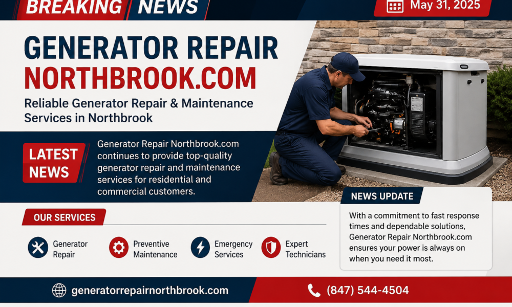 generatorrepairnorthbrook.com news date