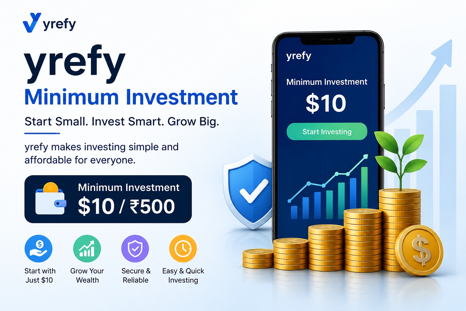 yrefy minimum investment
