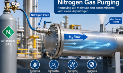 nitrogen gas purging